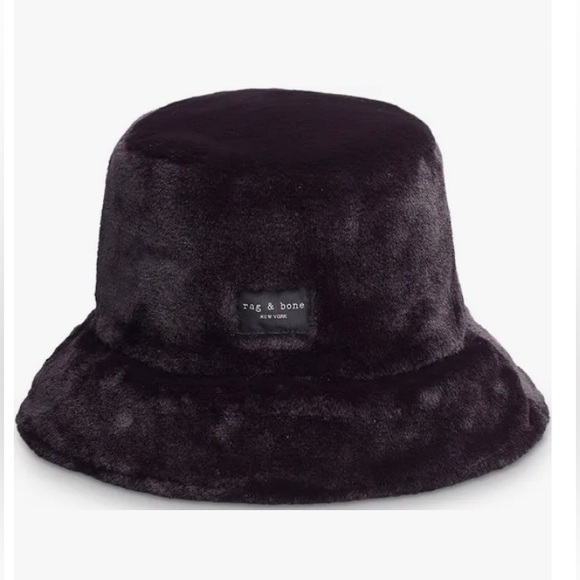 New Rag & Bone Reversible Fur Bucket Hat main image 8